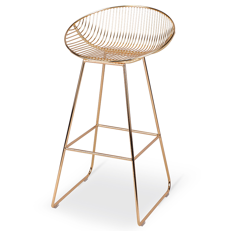 metal wire bar stools