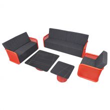Outdoor Modular Sofa Sets Exterior Aluminum Sofa Set Furniture 