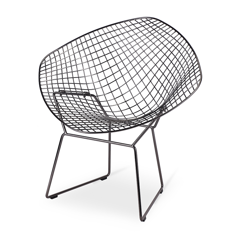 Modern Famous Wire Lounge Chair Plating Color