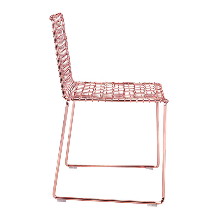 Modern Metal  Wire Dining Chair Factory