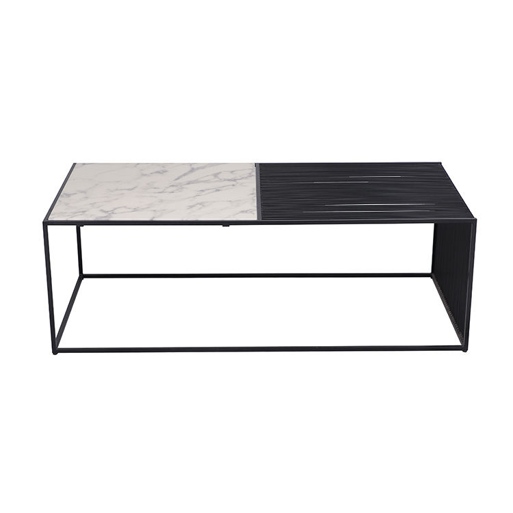 Marble Top Wire  Coffee Table