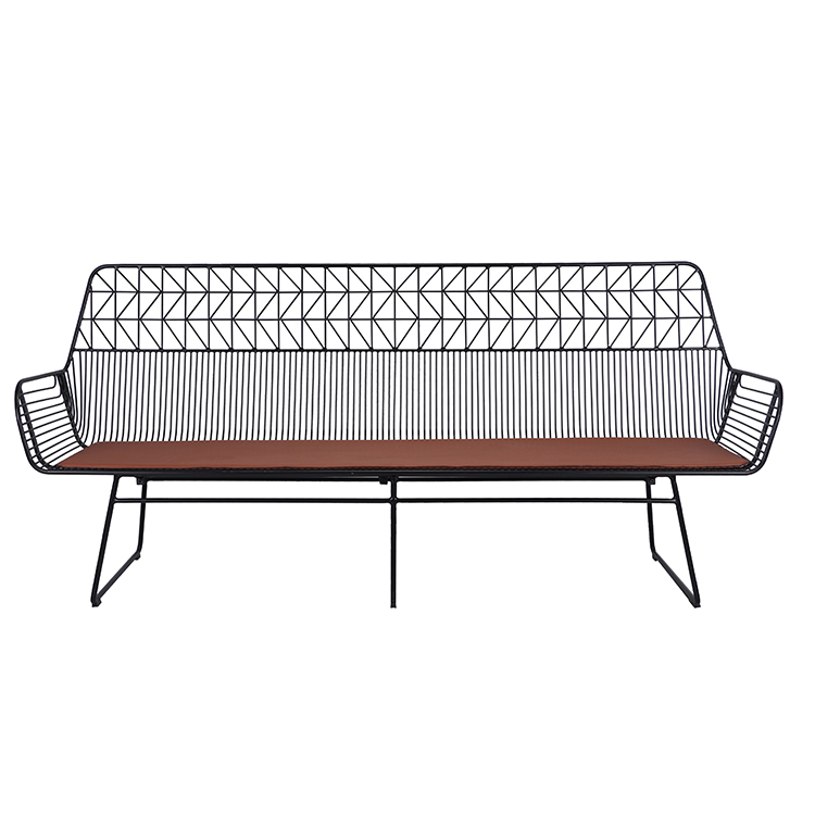 Luxury Metal Wire-sofa 3 Seater Sofa For Living Room Or Outdoor