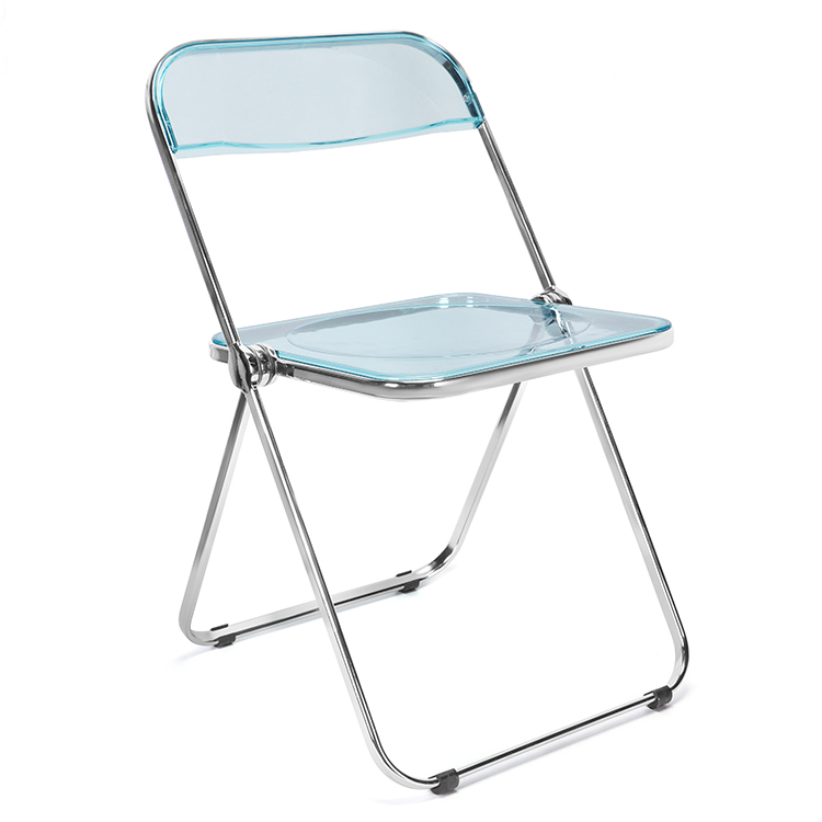 Folding & Stacking Chairs In Blue Plastic