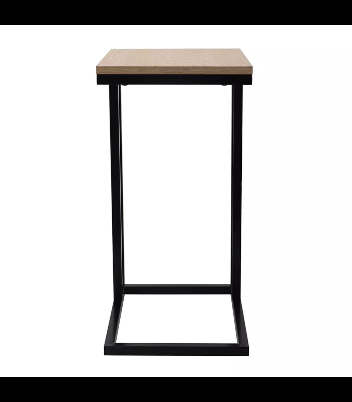 Wood Top Side Table