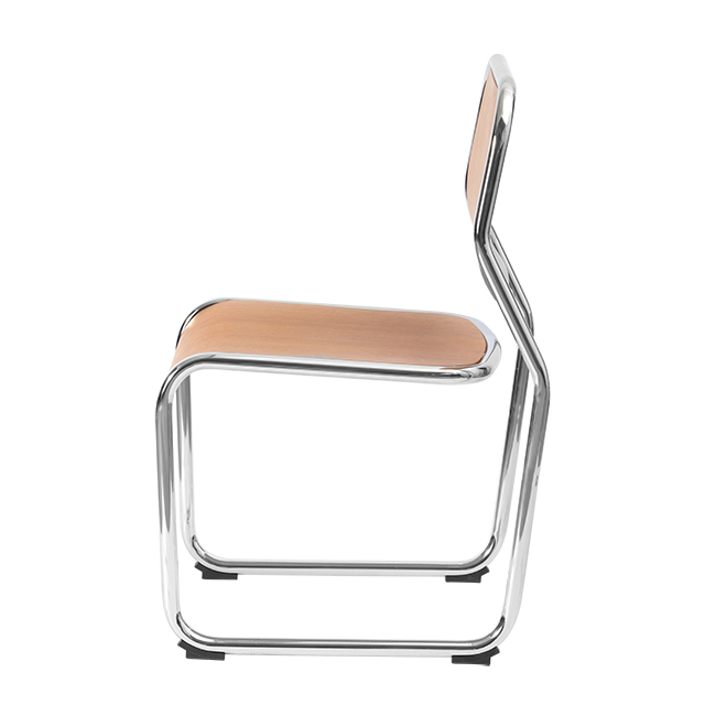 Metal Frame Oak Wooden Chair Luxury Modern Office Chair