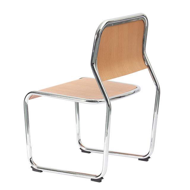 Metal Frame Oak Wooden Chair Luxury Modern Office Chair